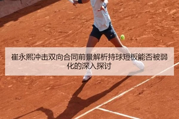 崔永熙冲击双向合同前景解析持球短板能否被弱化的深入探讨